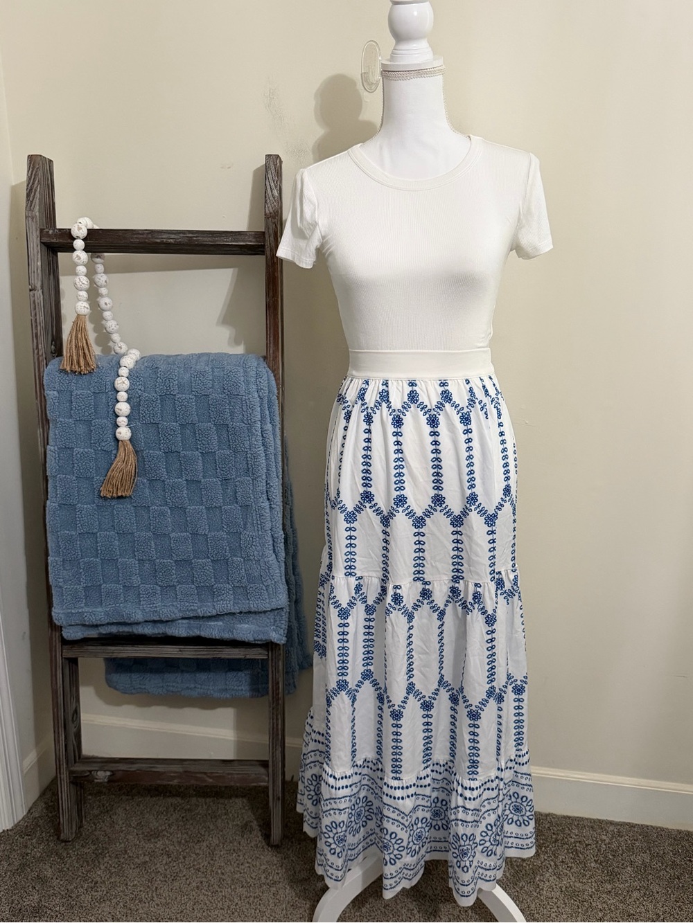 Commense Printed Maxi Skirt NWOT!